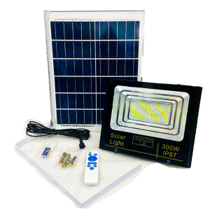 MTSolar Model-300w Đèn pha năng lượng mặt trời báo pin trong 